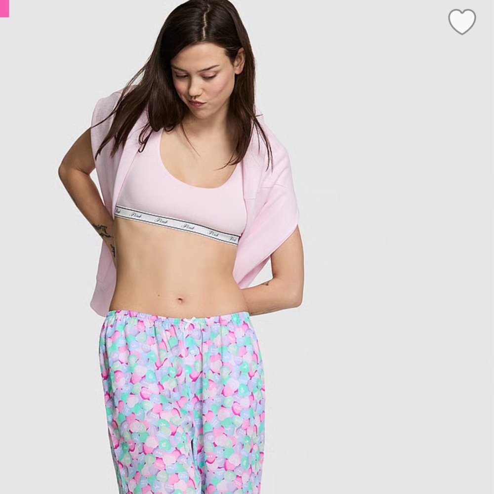 Victoria's Secret Pink CONVERSATION HEARTS  lounge pants